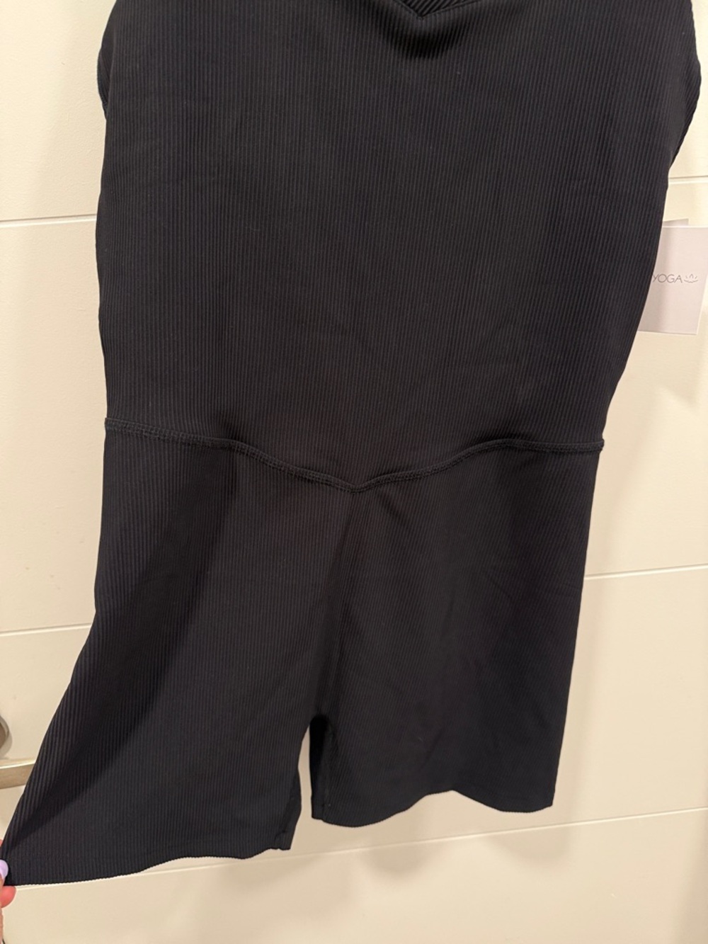 Beyond Yoga Routine Ribbed Biker Jumpsuit NWT - Picture 6 of 10